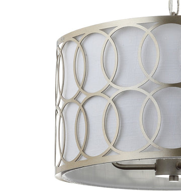 Loop 16" Metal LED Pendant - JONATHAN Y